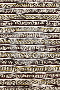 Pattern of a traditional Moroccan Berber carpet.