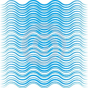 Pattern of twisty waves lines background