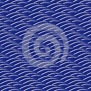 pattern of twisty waves lines seamless background