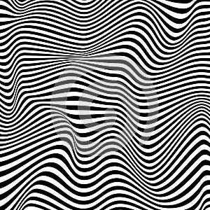 Pattern twisty waves lines seamless. Vector lines. Mesh design. Waves colorful background