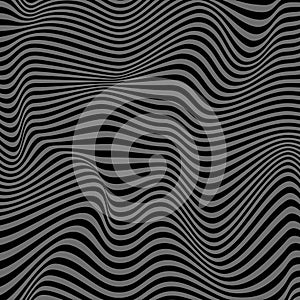 Pattern twisty waves lines seamless. Vector lines. Mesh design. Waves colorful background