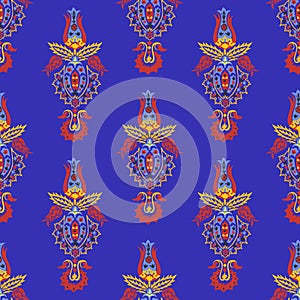 Pattern with uzbek ornament