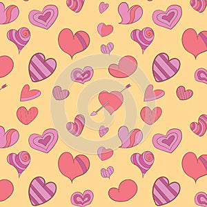 Pattern Valentine full love gift