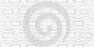 Pattern of vector mosaic in the oriental style.