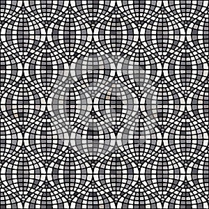 Pattern of vector mosaic in the oriental style.