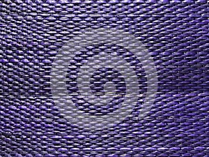 Pattern of violet handmade woven mat