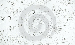 Pattern of water droplets