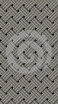 Pattern weave plaid background design black and white for your design