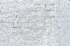 Pattern of White Modern stone Brick Wall Surfaced