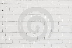 Pattern of white painted brick wall