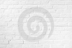 pattern of white painted brick wall