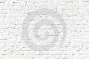 Pattern of white painted brick wall