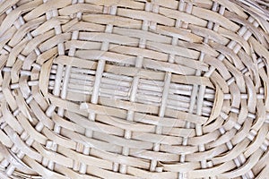Pattern of wicker basket for background.