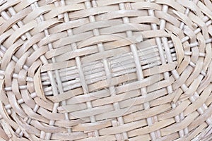 Pattern of wicker basket for background.