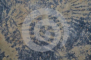 Patterned cement flooring with long-term use