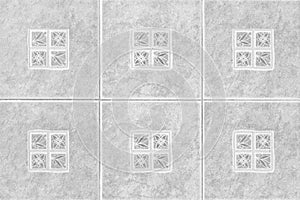 Patterned ceramic floor tiles texture and background seamless