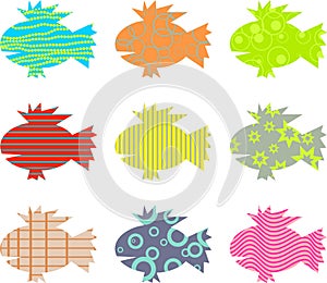 Patterned fish