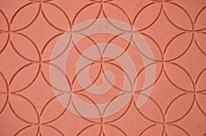 Patterned floor tiles