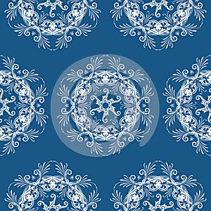 Patterned floral background