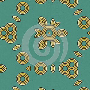 Patterned geometric background for wallpapers