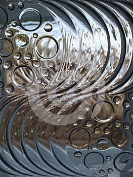 patterned glass background