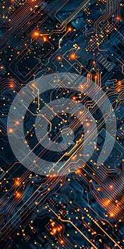 Patterned layout for cybersecurity posters.