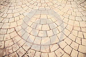 Patterned paving tiles