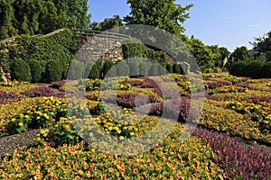 Patterned Quilt Garden in Asheville North Carolina