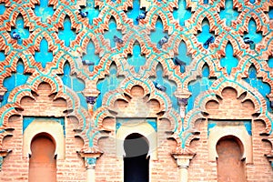 Patterns on Arabic building