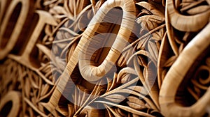 patterns bamboo letters