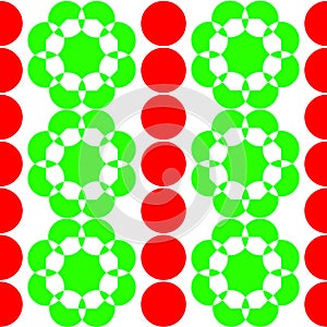 patterns of circles and lines make up polyhedral shapes