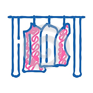 patterns fabric production icon doodle illustration