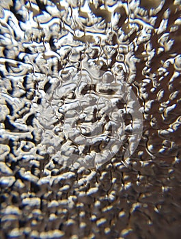 Patterns a millimeter away from the ground glass