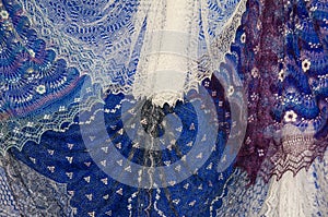 Patterns of the Orenburg downy shawl