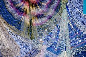 Patterns of the Orenburg downy shawl