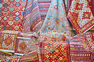 The patterns of Persian carpets, Shiraz, Iran