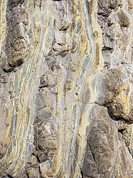 Patterns in rocks at Sea Glass Beach in Okinawa Japan