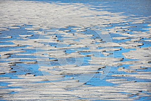 Sabbia Acqua piscine sulla sinistra dopo marea 