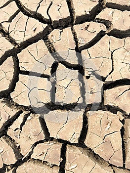 Patterns and textures cracked soil,Drought of the ground,Ideal for editing the map of the globe