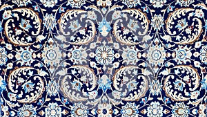 Patterns of typical Turkish carpet