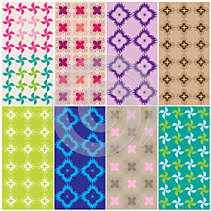 Patterns in various colors2