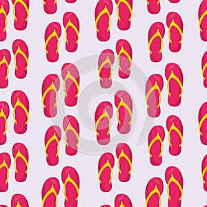 Slippers seamless pattern vector illustration background