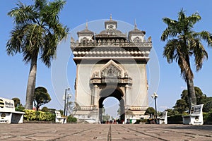 Patuxai  meaning victory gate or gate of triumph