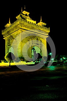 Patuxay monument- Vientiane, Laos.