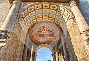 Patuxay monument in Vientiane, Laos