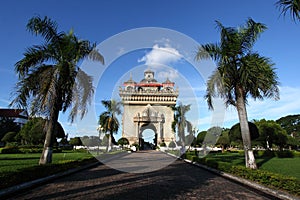 Patuxay monument-vientiane, laos