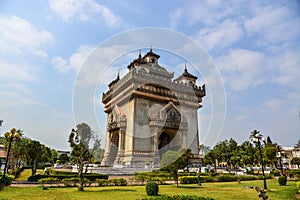 Patuxay Monument of Vientiane, Laos