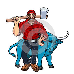 Paul Bunyan And Babe