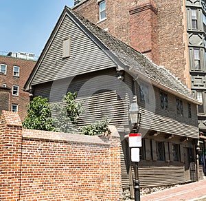 Paul Revere House in Boston on Freedom Trail