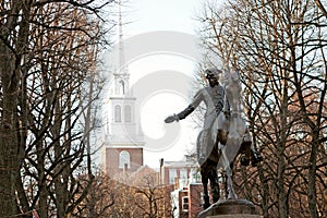 Paul Revere Statue Boston